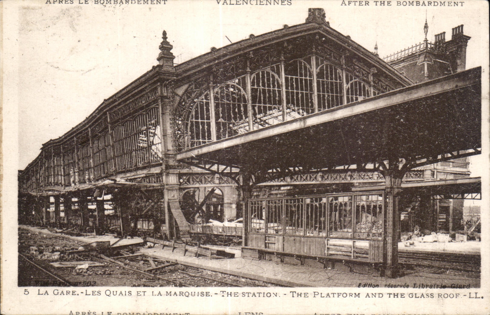 CPA Valenciennes After the Bombardment After The Combardment