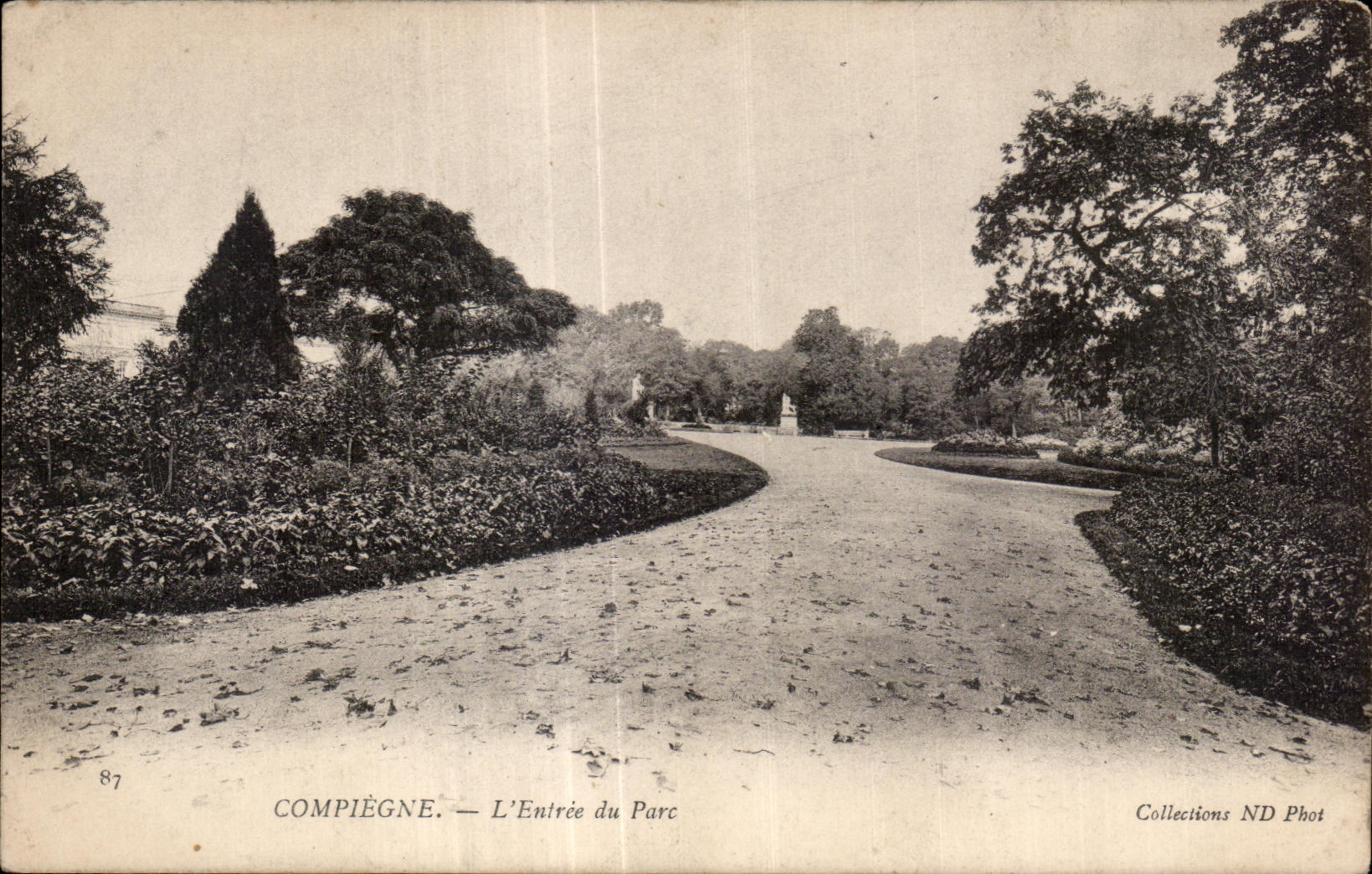 Entrada de CPA Compiegne del parque