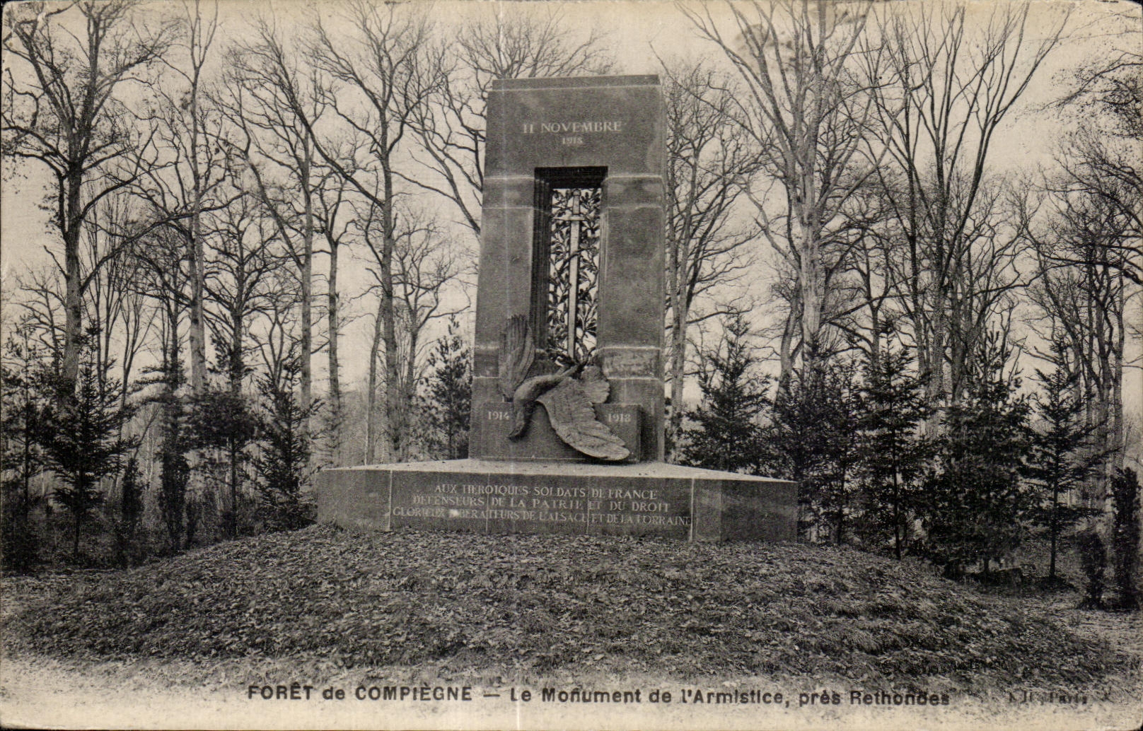 Taladro de CPA Compiegne de Compiegne el monumento del Aguila del Aguila de Rethondes del cierre del armisticio