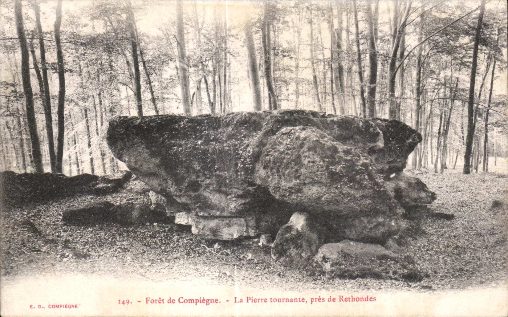 CPA Compiegne Foret del tiene Pierze el girar cerca de Rethondes