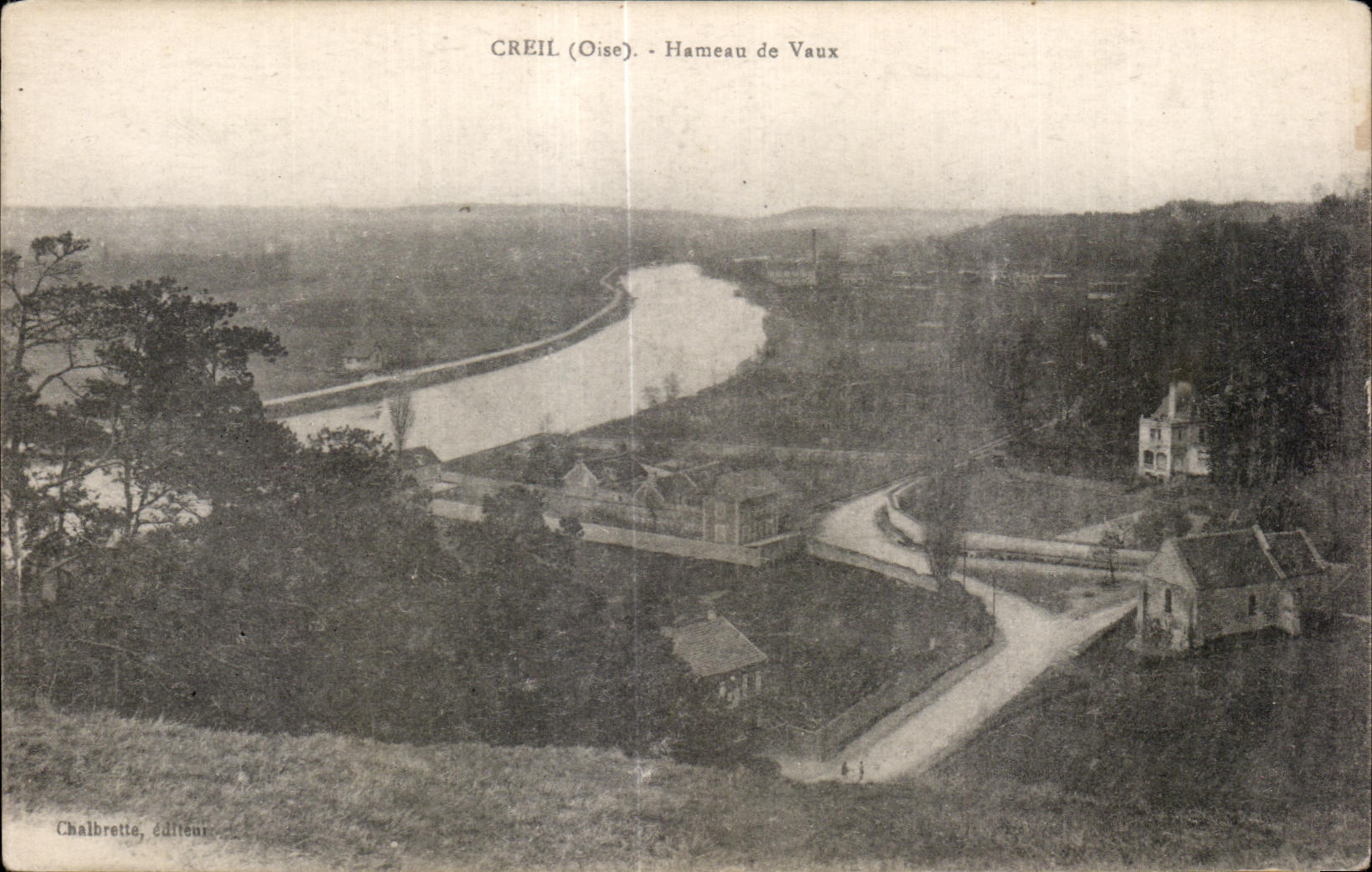 CPA Creil (Oise) Hameau de Vaux 