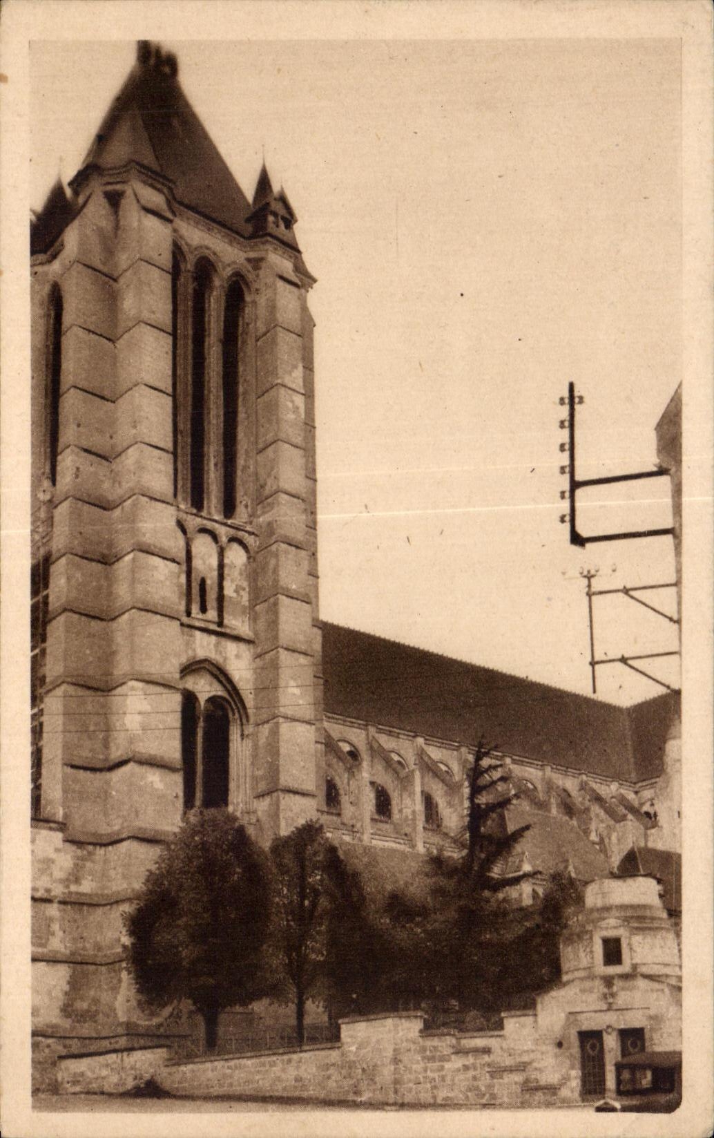 CPA Boundary-line (Oise) the Cathedral
