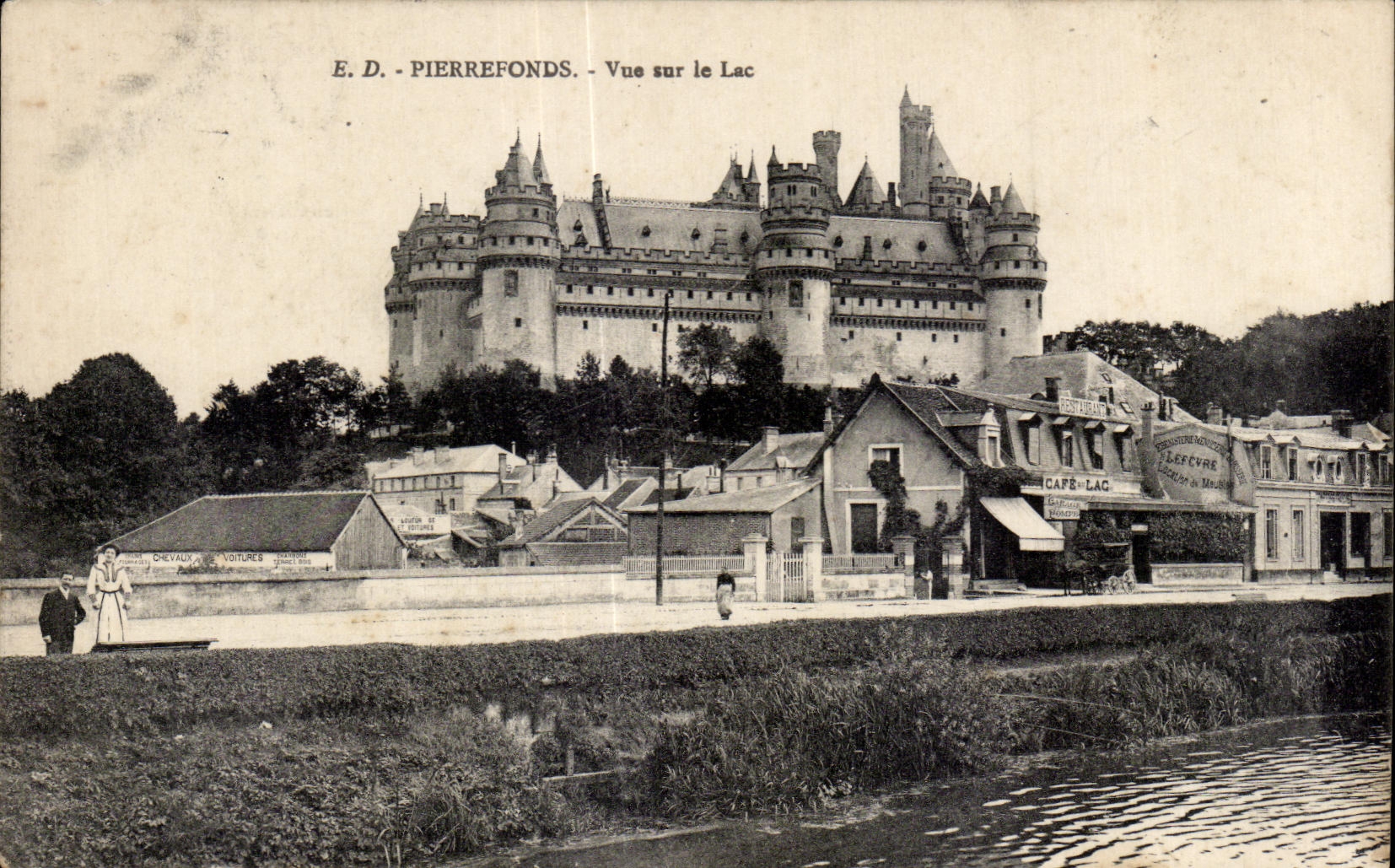 CPA Pierrefonds Vue sur le Lac