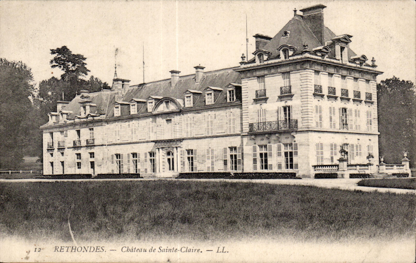 CPA Rethondes Castle of Sainte Claire