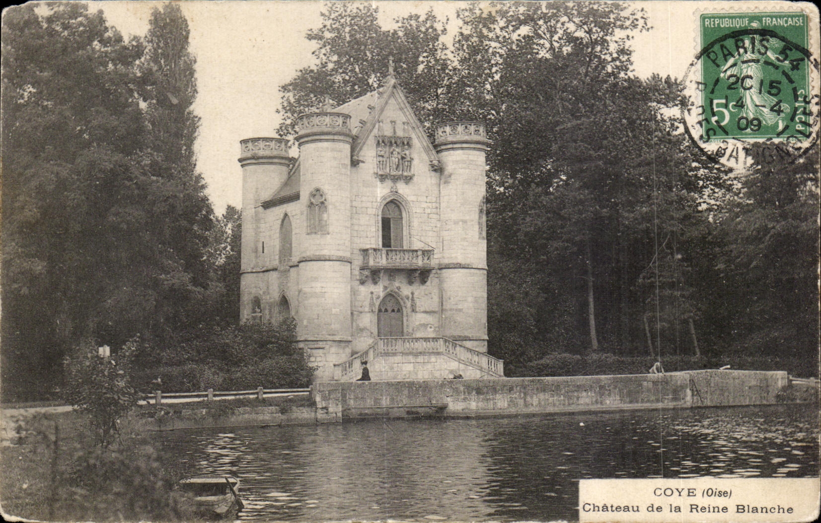 CPA Coye (Oise) Castle of the White Queen