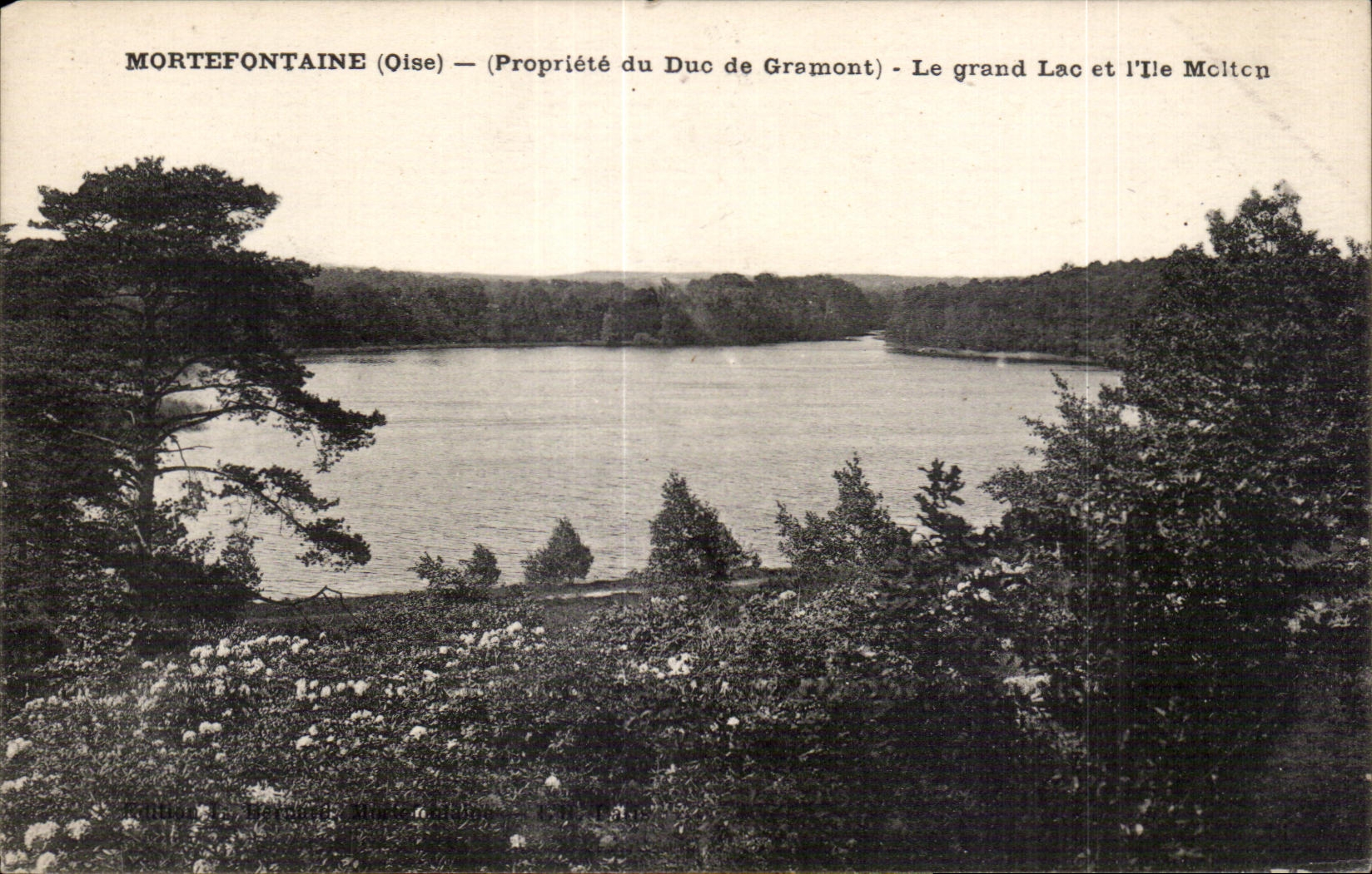 CPA Mortefontaine (Oise) (Property of the Duke of Gremont)