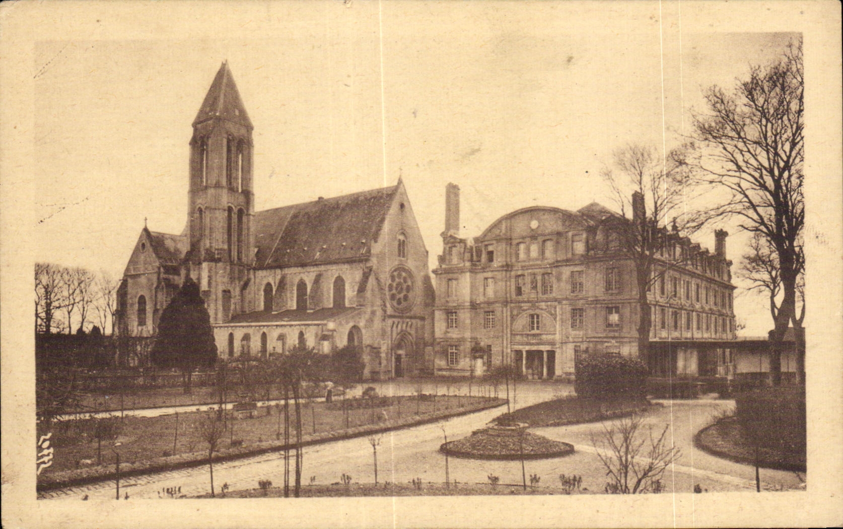 CPA Institution Saint Vincent Senlis (oise) Large frontage