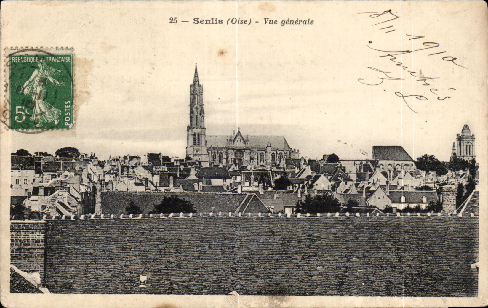 CPA Senlis (oise) View