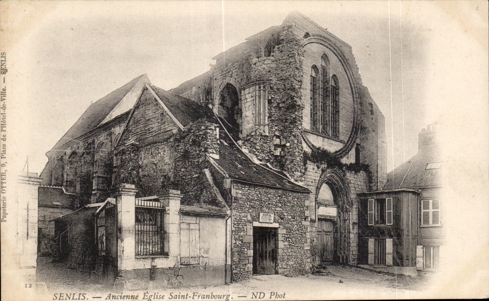 CPA Senlis Old Church Saint Franbourg NPbot