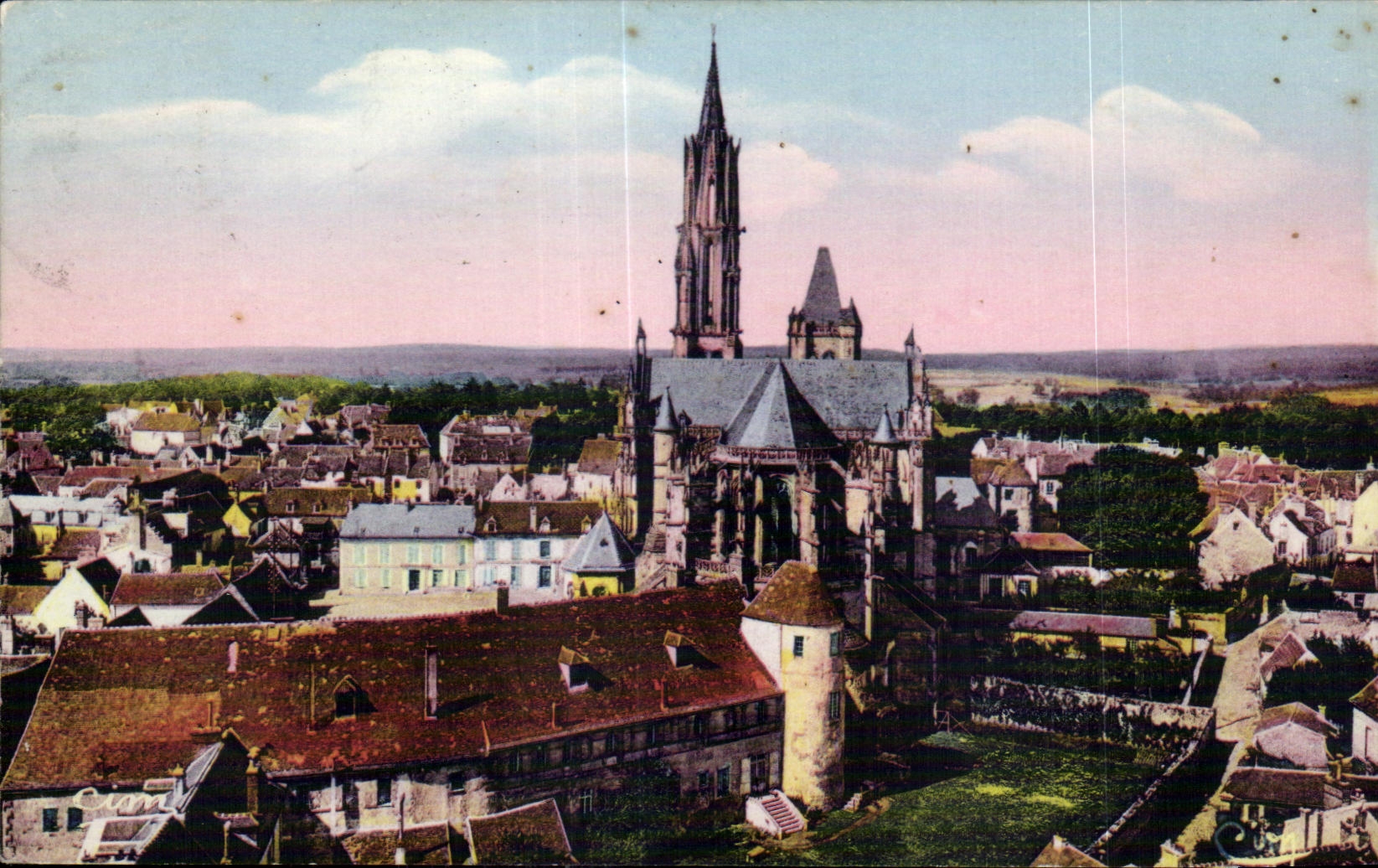 CPA Senlis (Oise) View