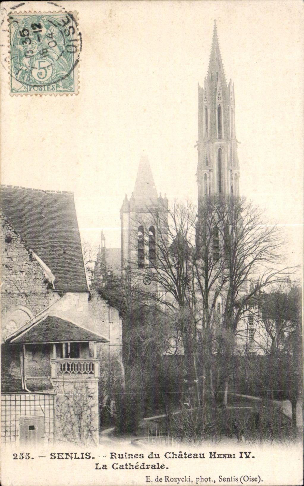 CPA Senlis Ruins of the Henri Castle the Cathedral