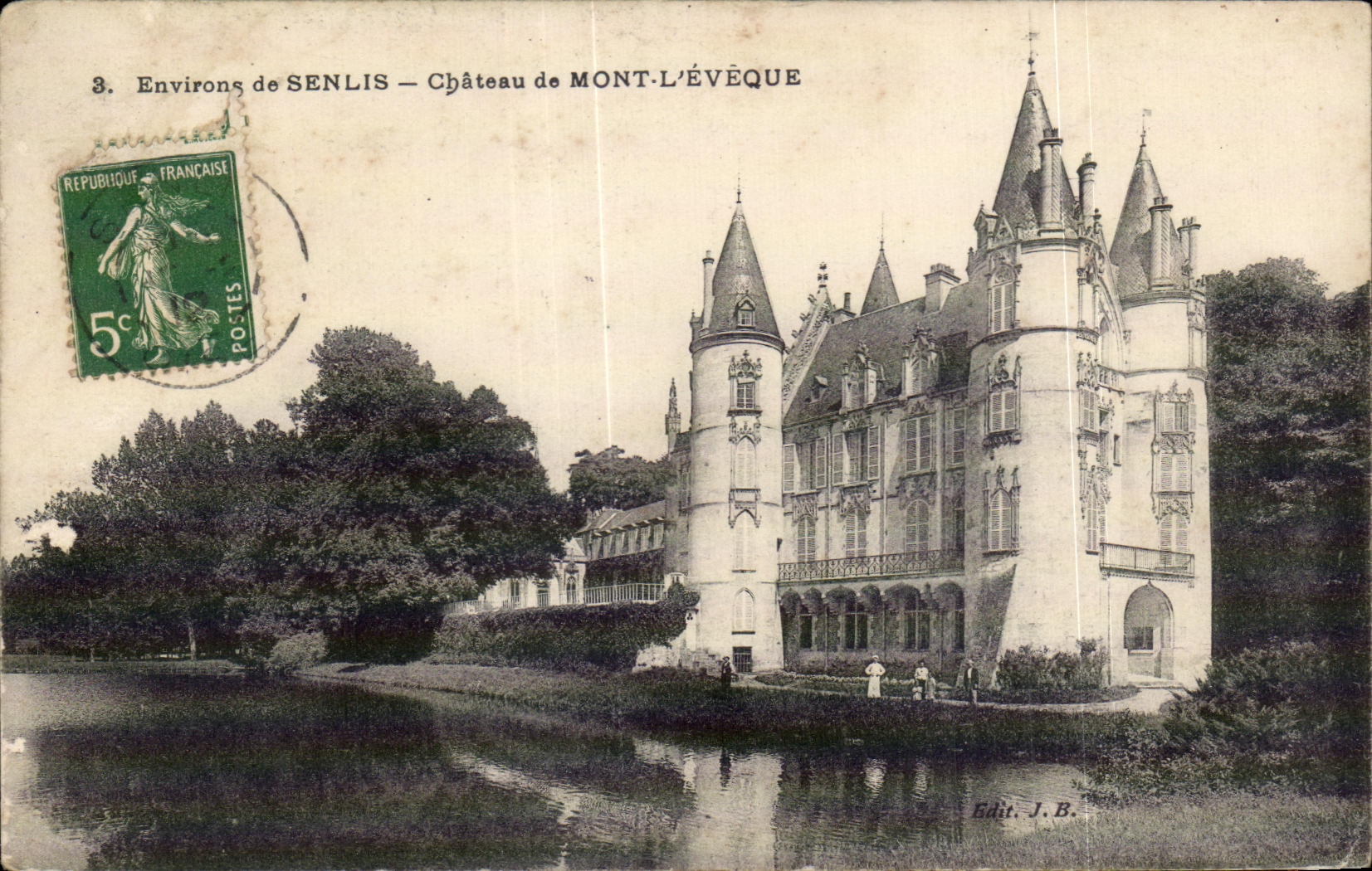 CPA Senlis Surroundings of Castle of Mount Bishop