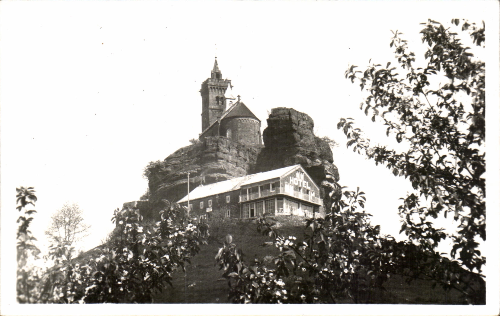 CPA Hotel Christophe Dabo (the Moselle) pension with the Rock