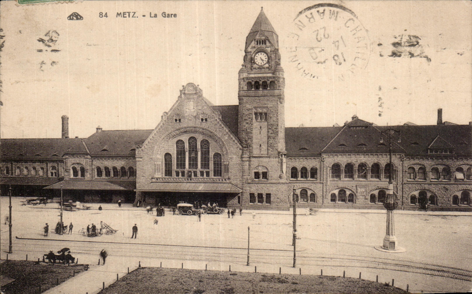 CPA la otra estacion de tren de Metz