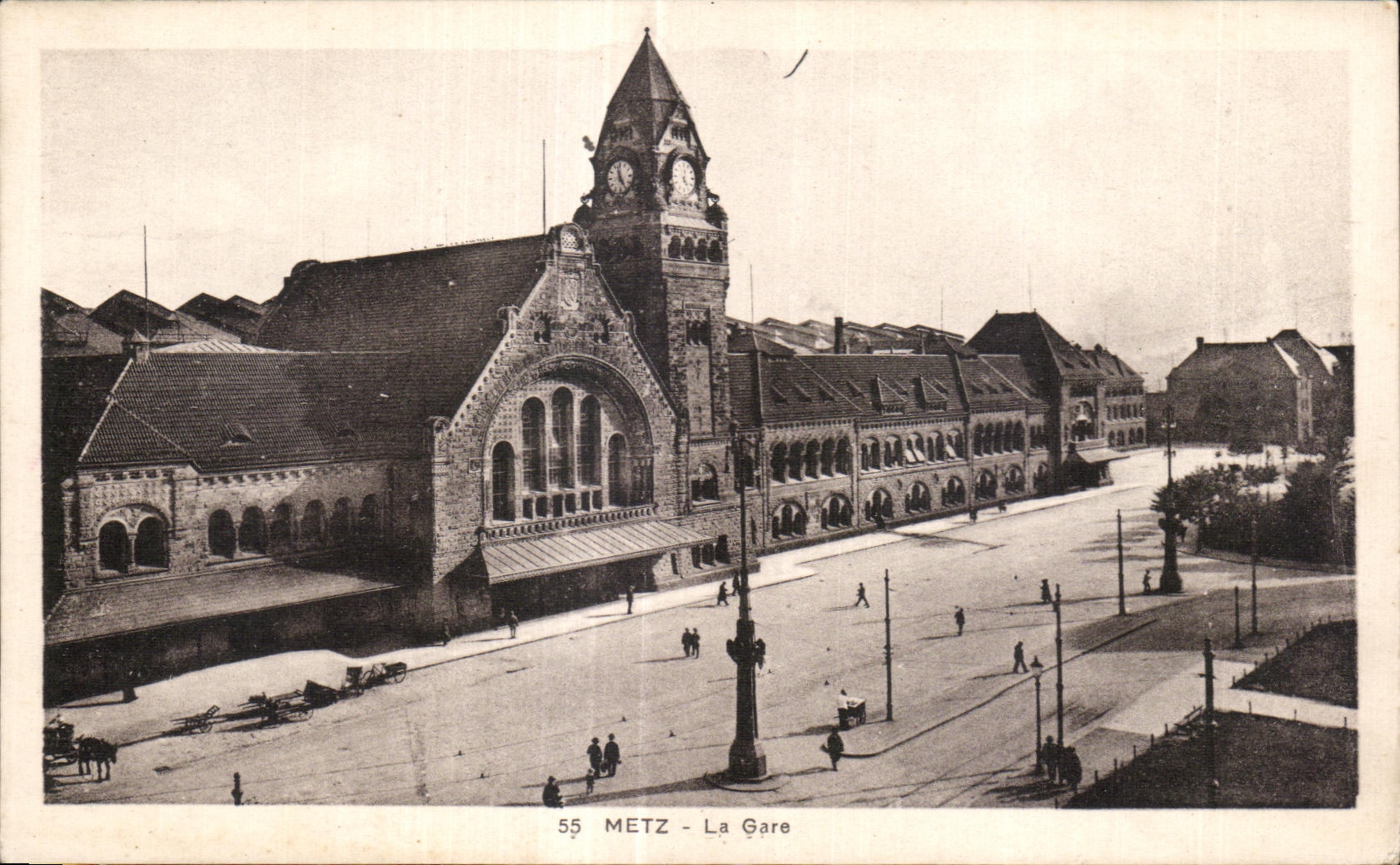 Estacion de tren de CPA Metz