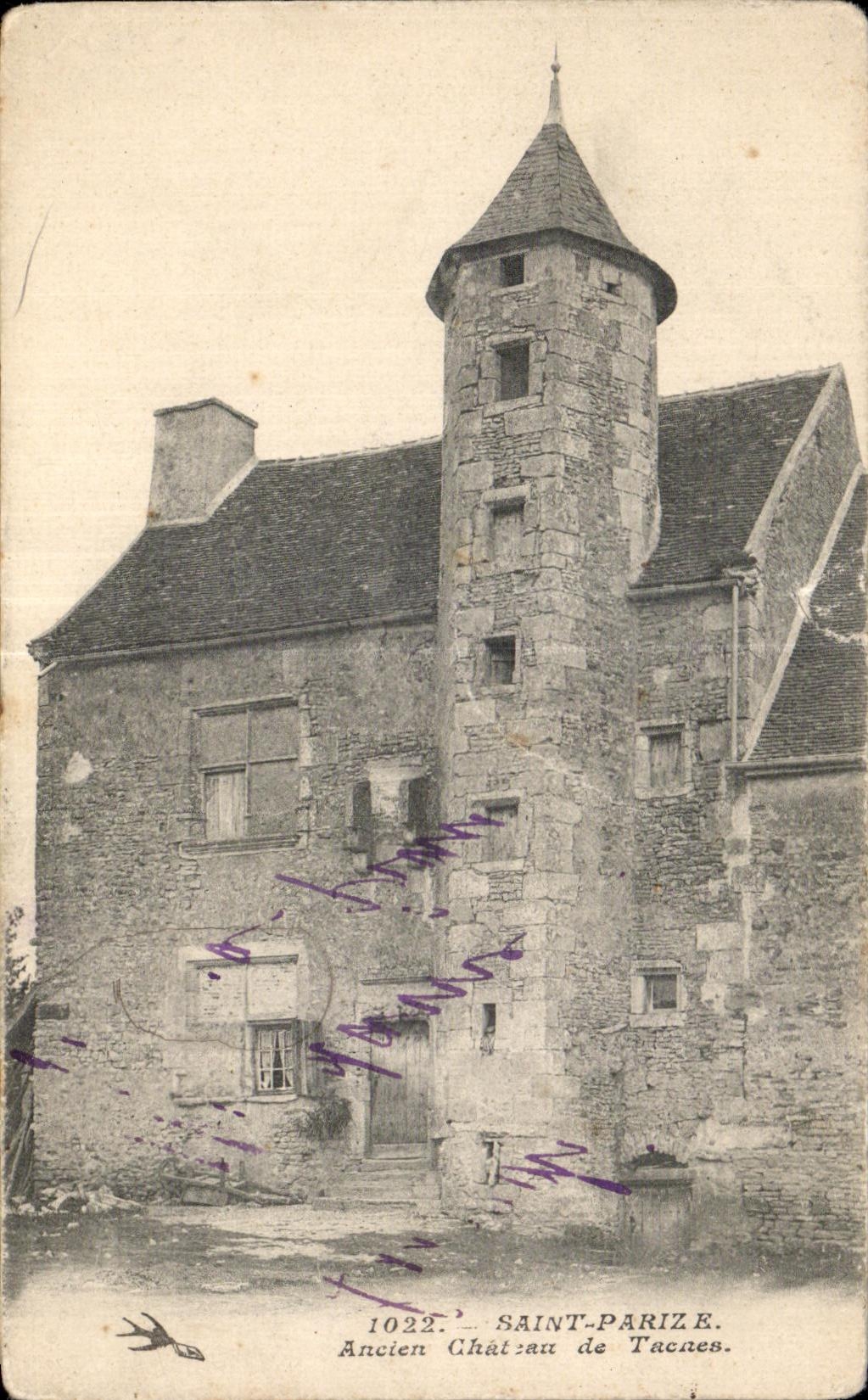 CPA Saint Parize Old castle of Tacnes