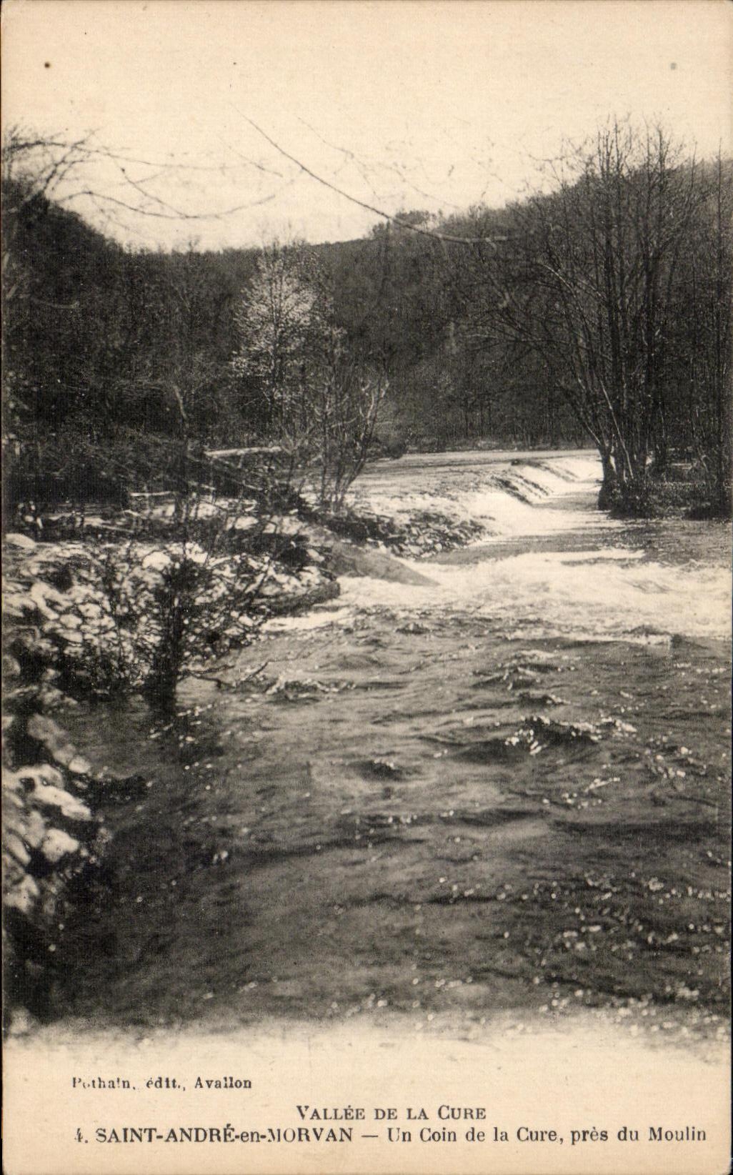 CPA Valley Of the Cure Saint Andre in Morvan a Corner of the Cure Close to the Mill
