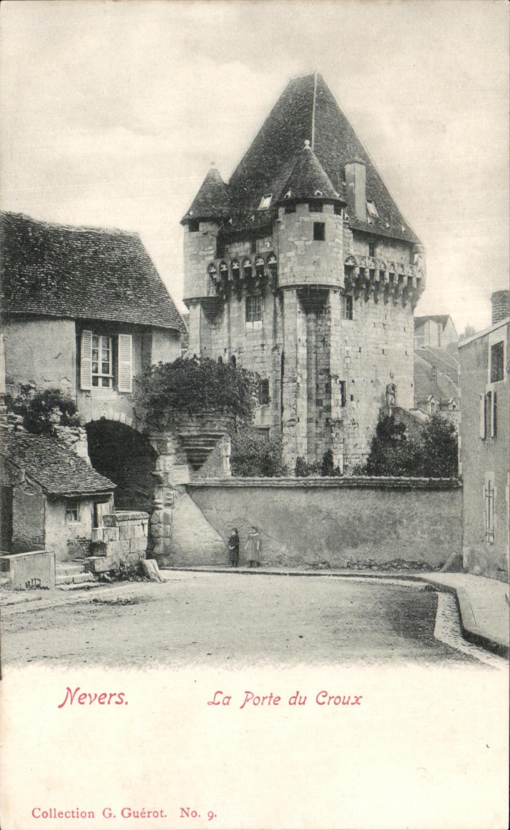 CPA Nevers la puerta de Croux