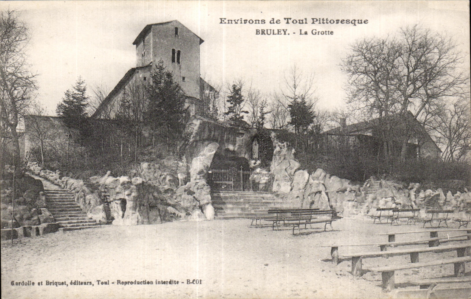 Alrededores de CPA Toul de Bruley pintoresco la cueva