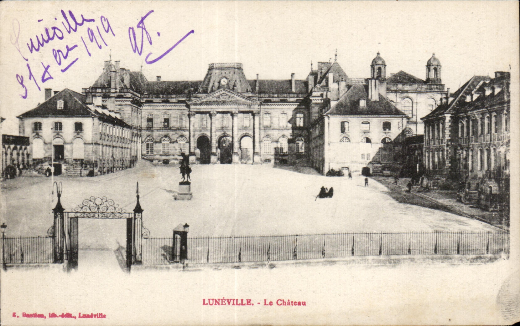 CPA Luneville Le Chateau