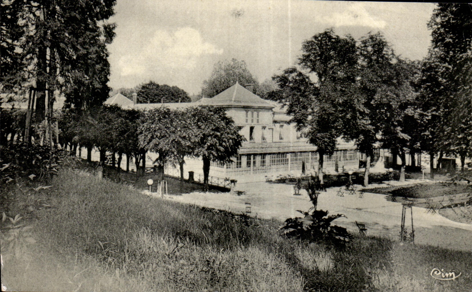 CPA Bourbonne the baths (Hte the Marne) 84 establishment thermai civil baths