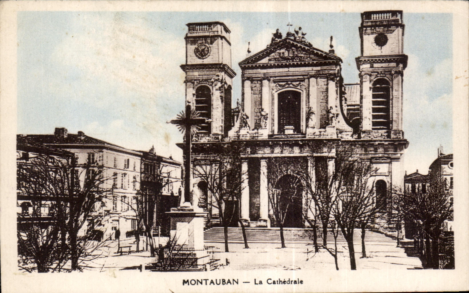 CPA Montauban la catedral