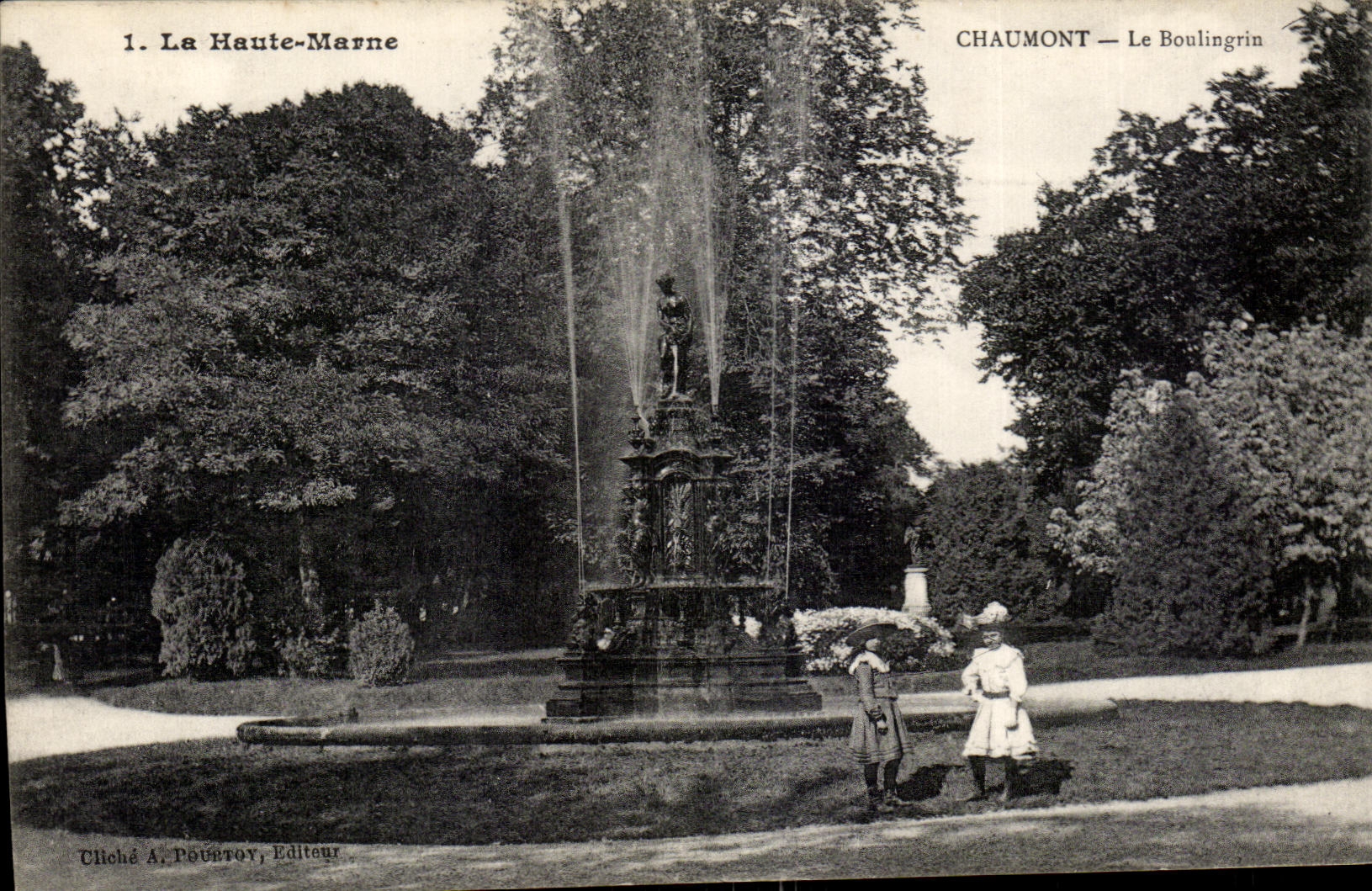 CPA the high Chaumont marl the boulingrin