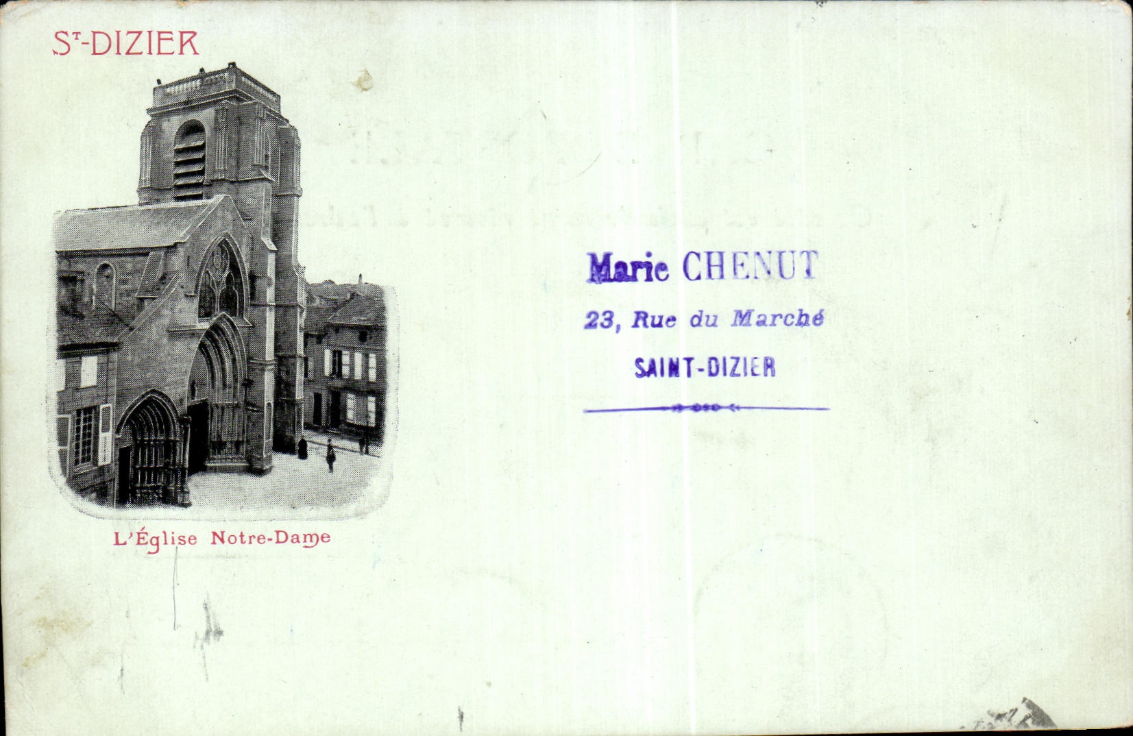 CPA St Dizier Notre Dame Church