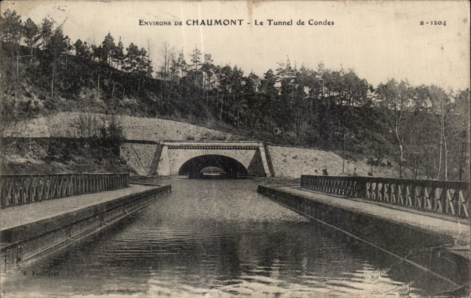 CPA Surroundings Of Chaumont the Tunnel of Cops