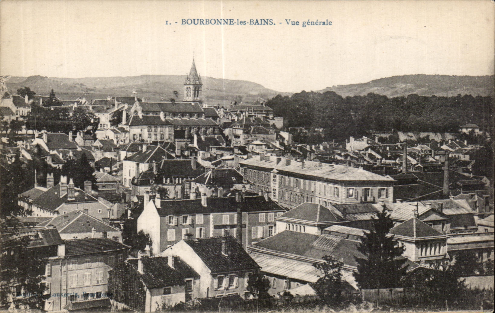 CPA Bourbonne Les Bains Vue generale