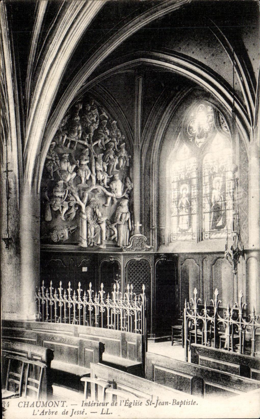CPA Interior Chaumont of I Church St Jean Baptist Tree of jess