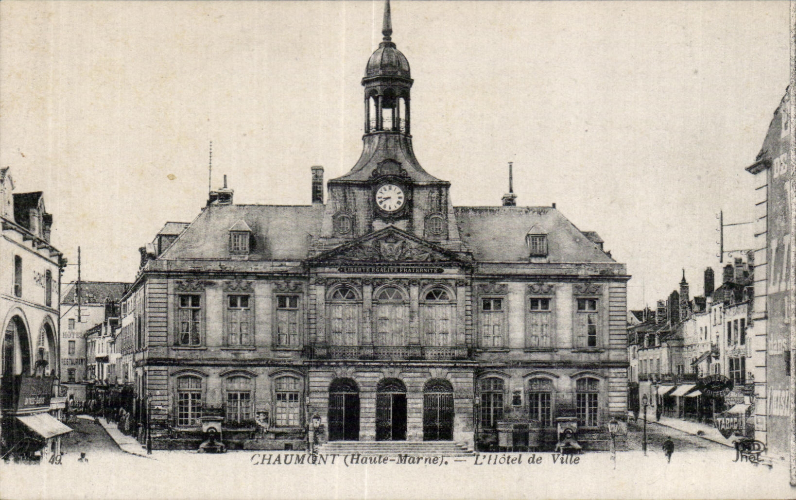 CPA Chaumont (Haute-Marne) Town hall