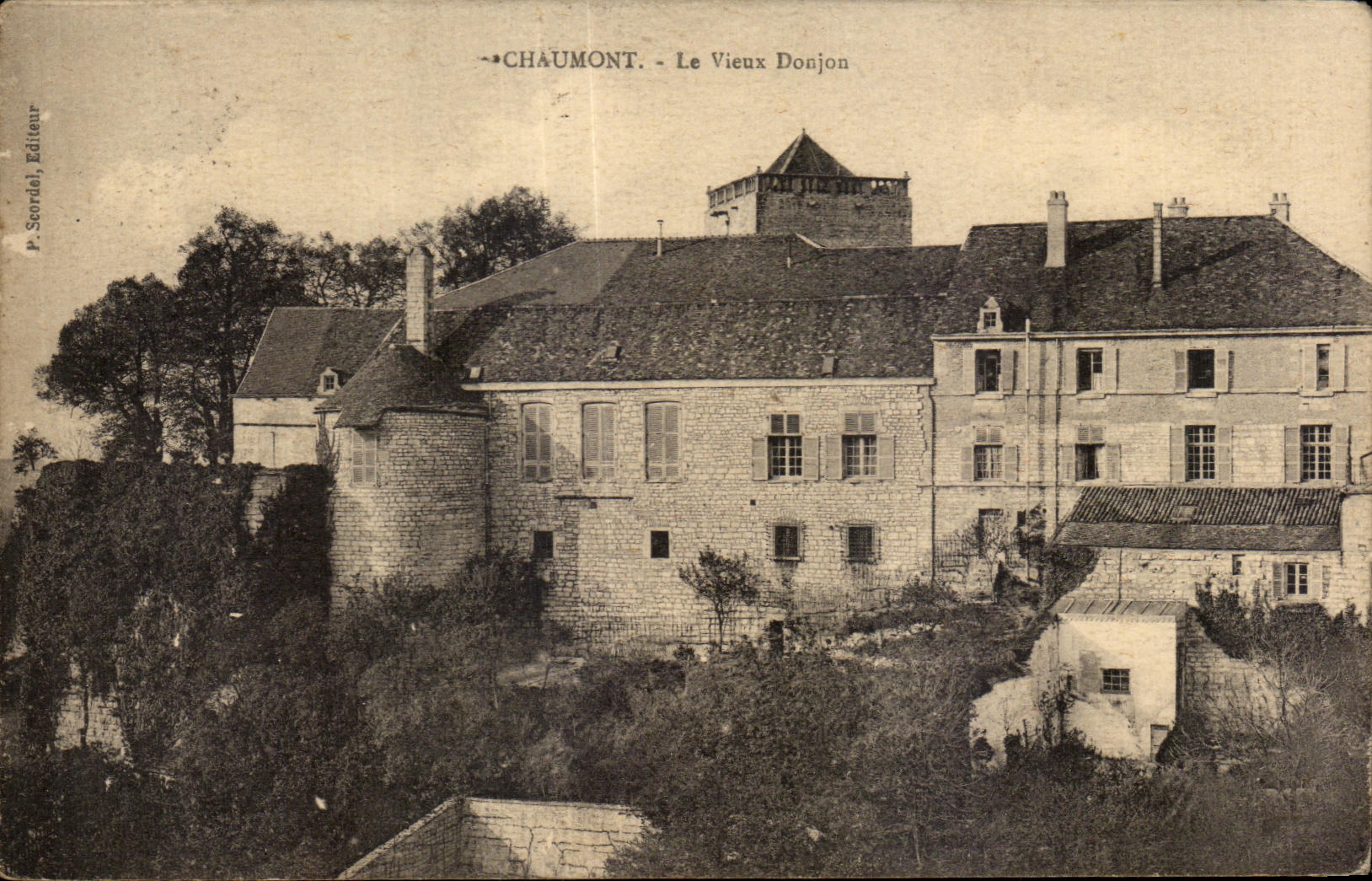 CPA Chaumont the old Keep