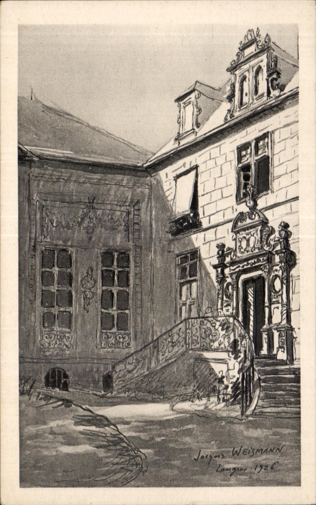 CPA Langres Hotel of Breull de Saint German aprws J Weismann