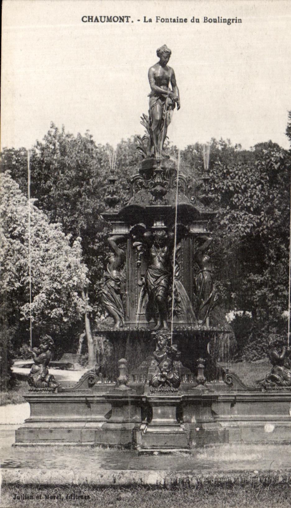 CPA Chaumont the fountain of the boulingrin
