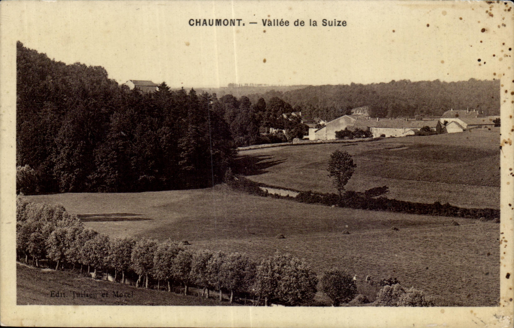CPA Chaumont valley of the suize