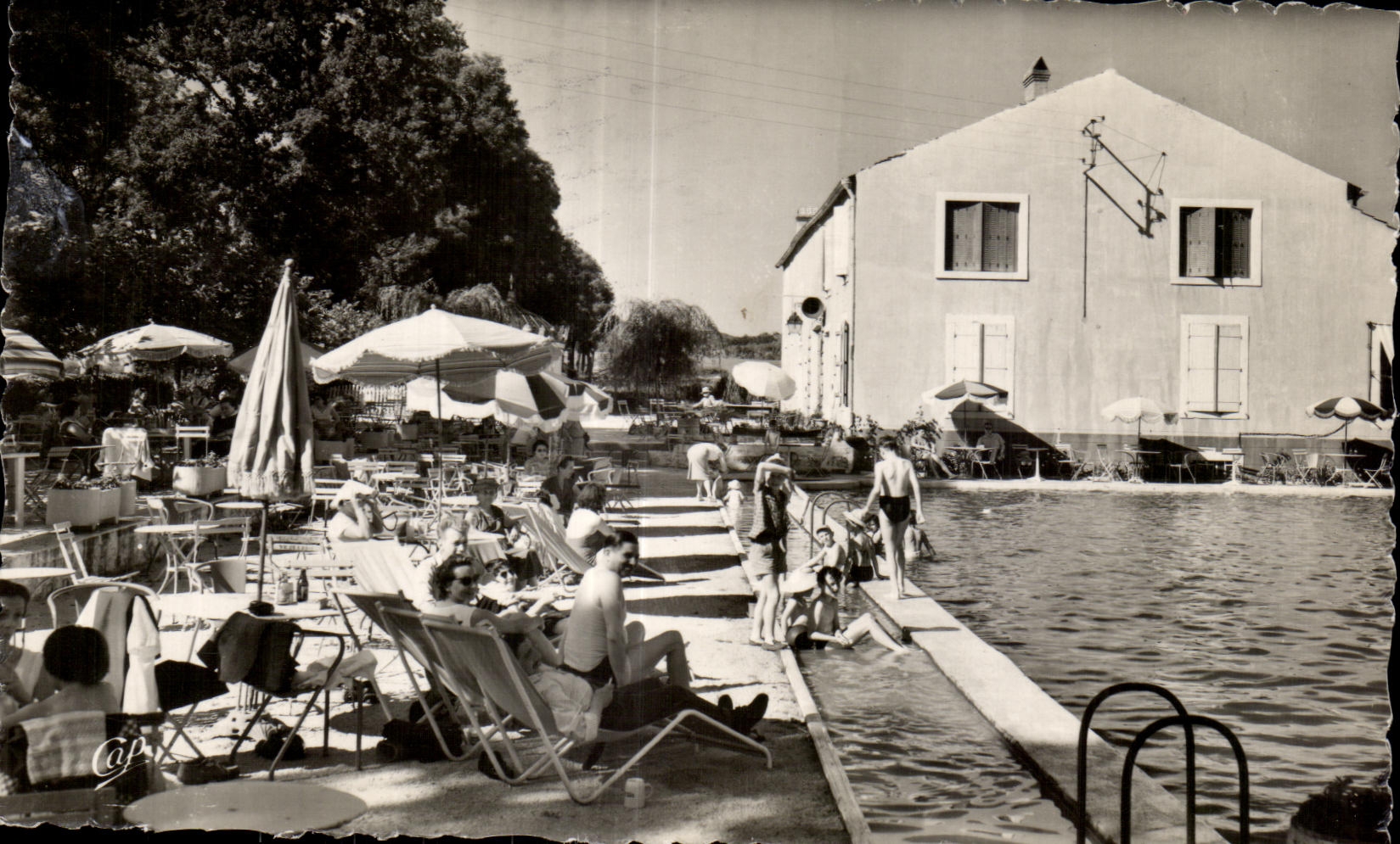 CPA Bourbonne les bains La plage