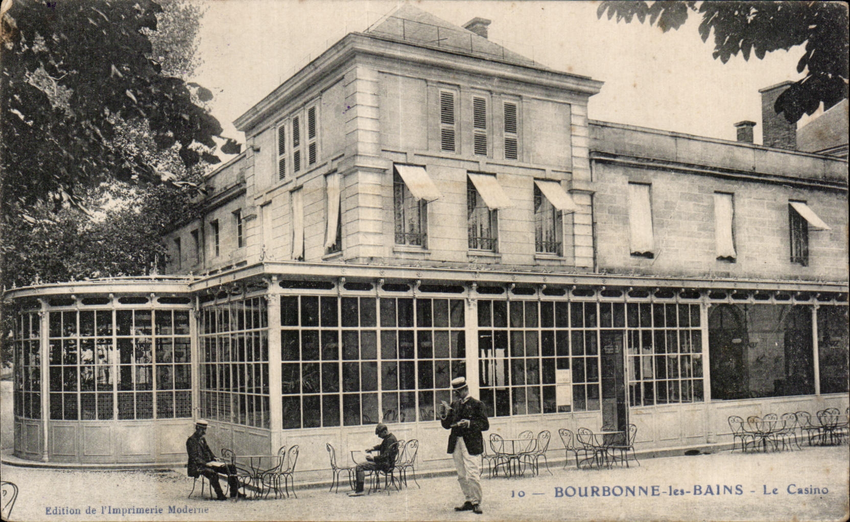 CPA Bourbonne les bains le casino