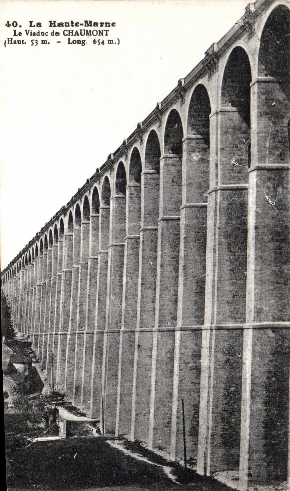 CPA Haunts It the Marne the Viaduct of Chaumont