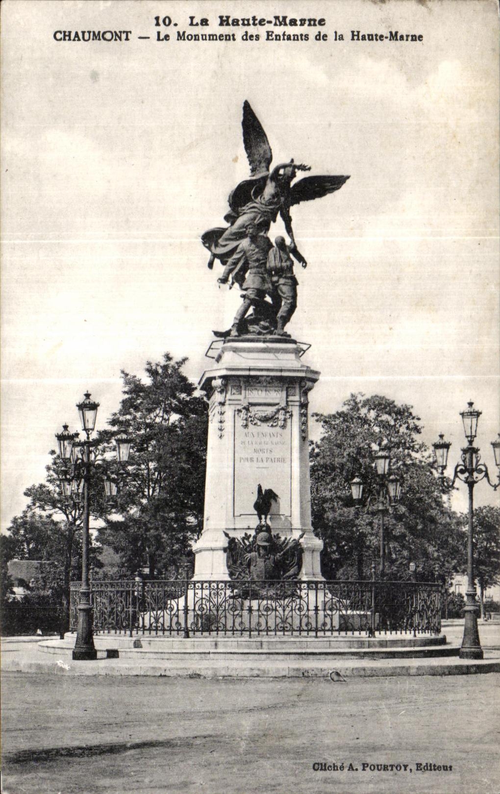 CPA Haunts It the Chaumont Marne the Monument of Entants of Hante the Marne