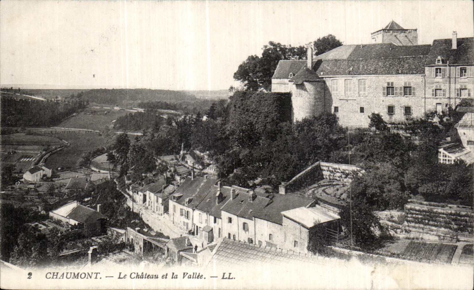 CPA Chaumont the Castle and the Valley