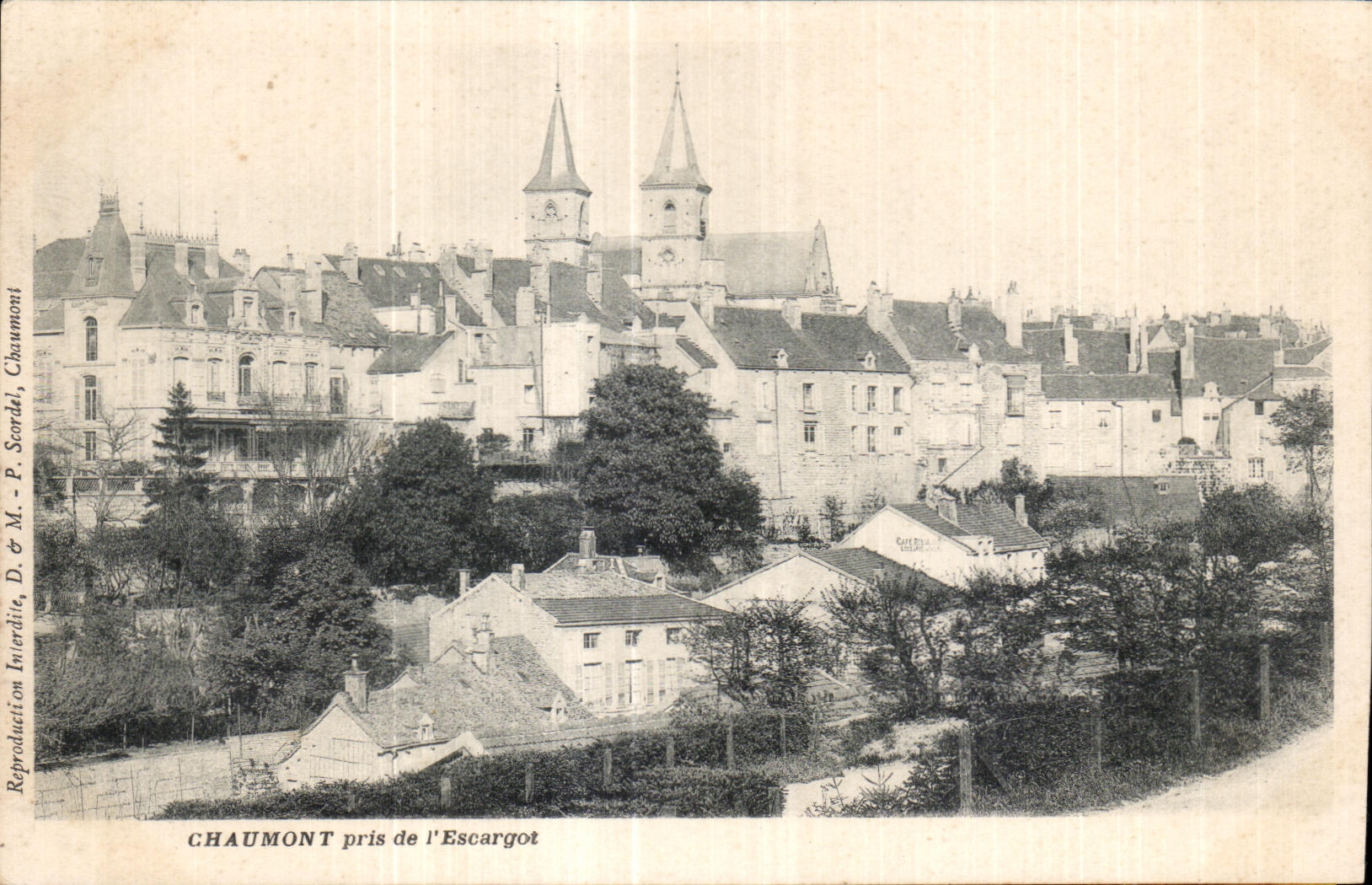 CPA Chaumont Taken of I Snail