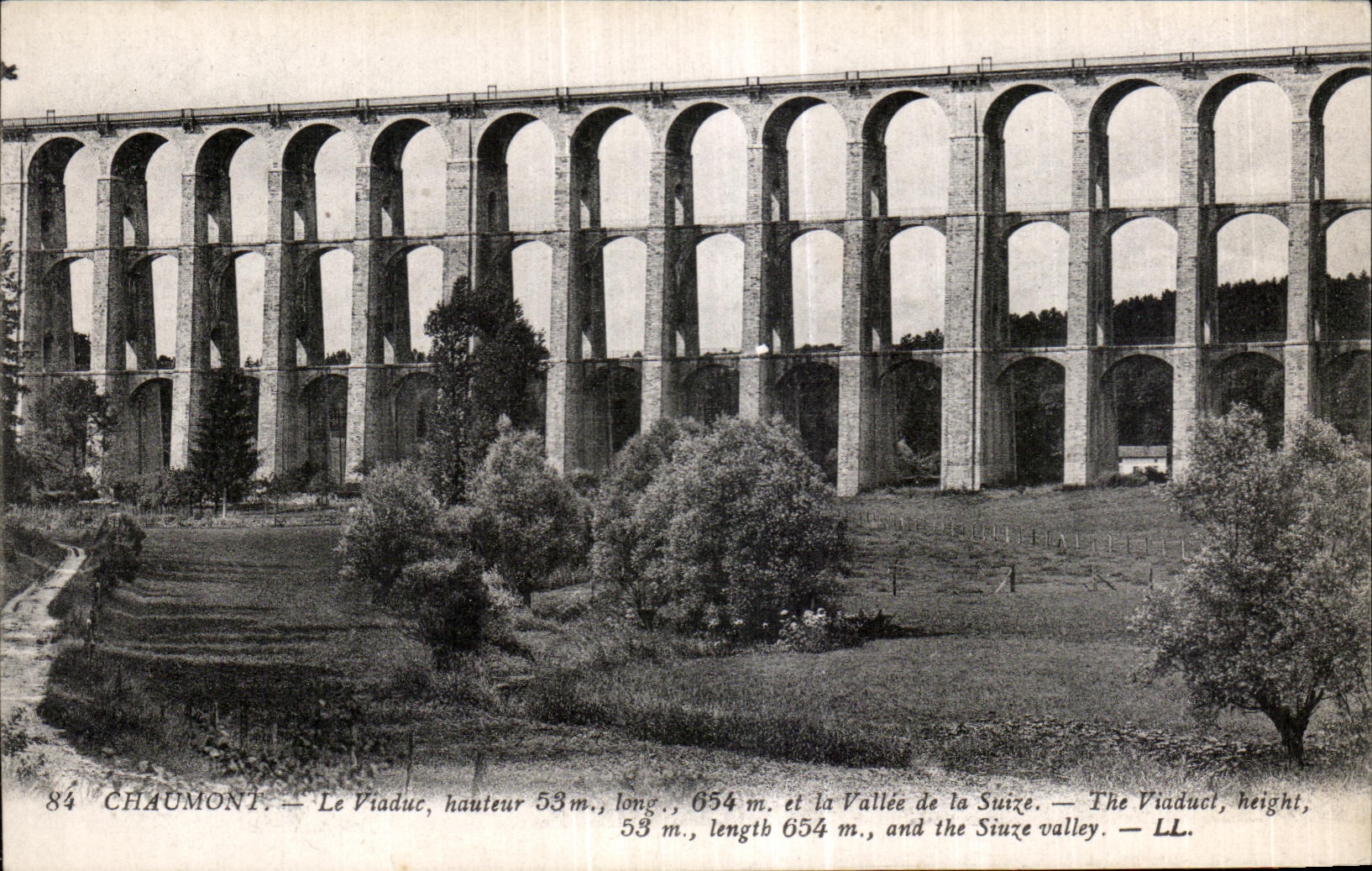 CPA Chaumont the Viaduct