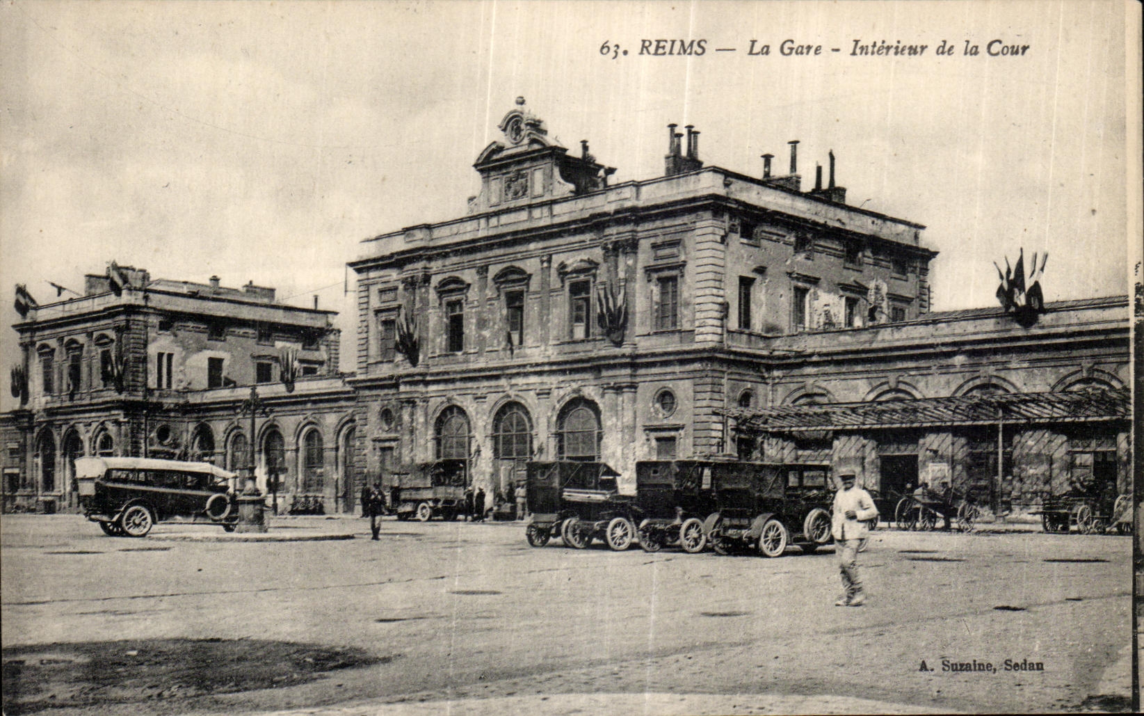 CPA Reims Train station Interior of the Court