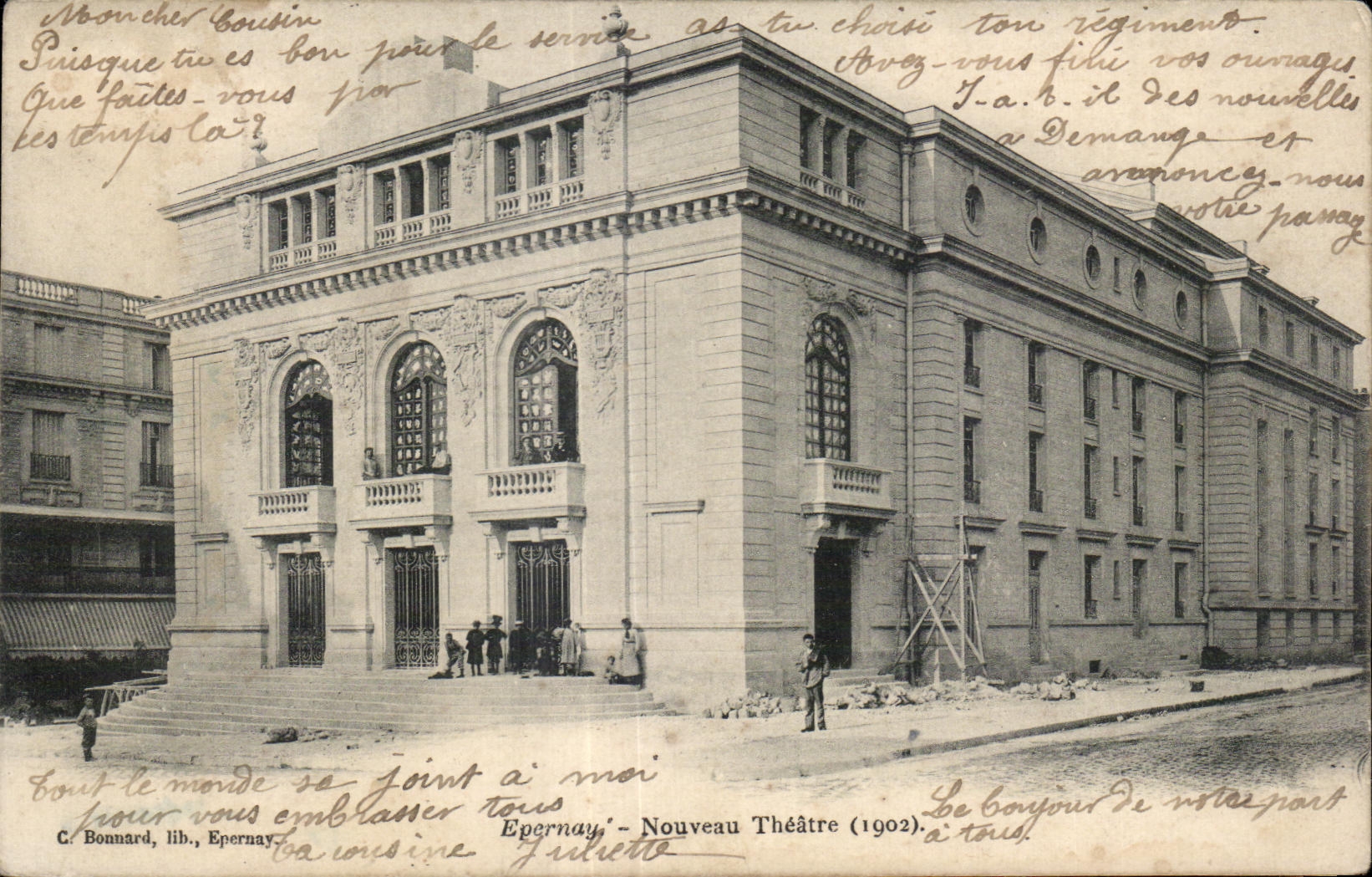 CPA Epernay nouveau Theatre 