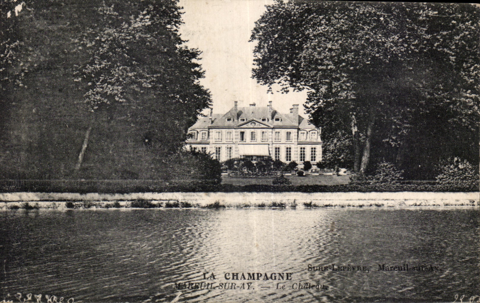 CPA Mareuil on Ay the castle