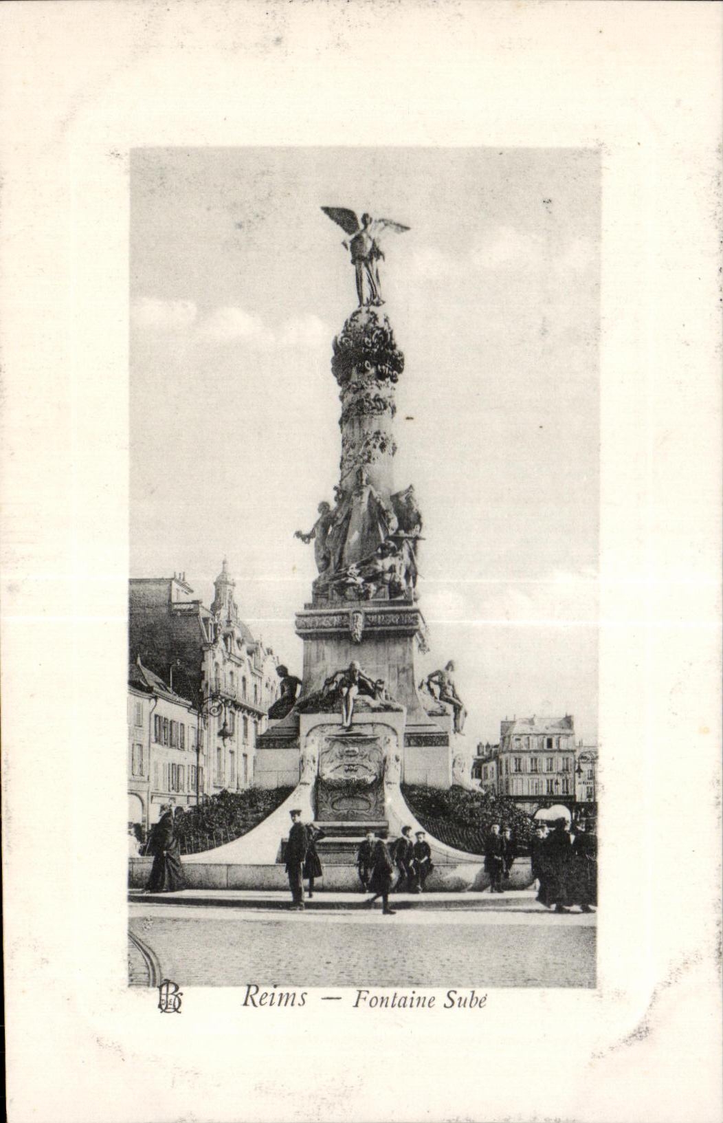 CPA Reims Sube Fountain