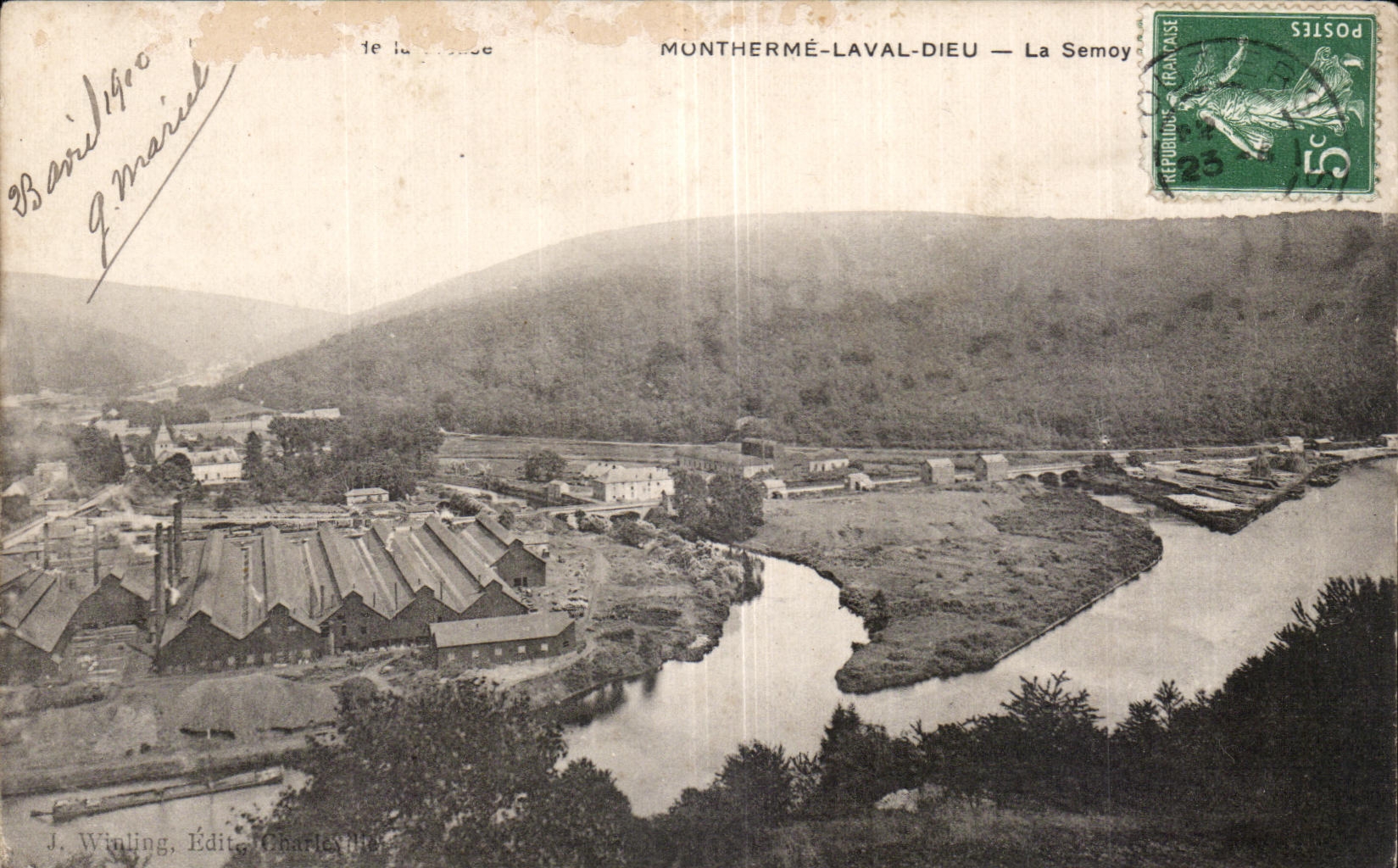 CPA Montherme Laval God the semoy