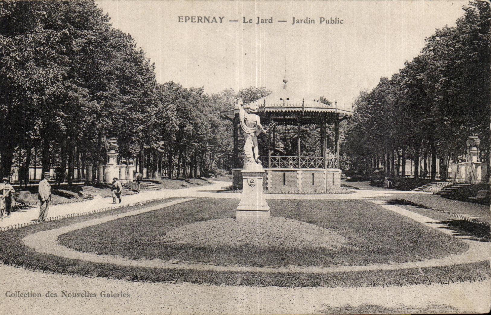 CPA Epernay Le Jard Jardin public 