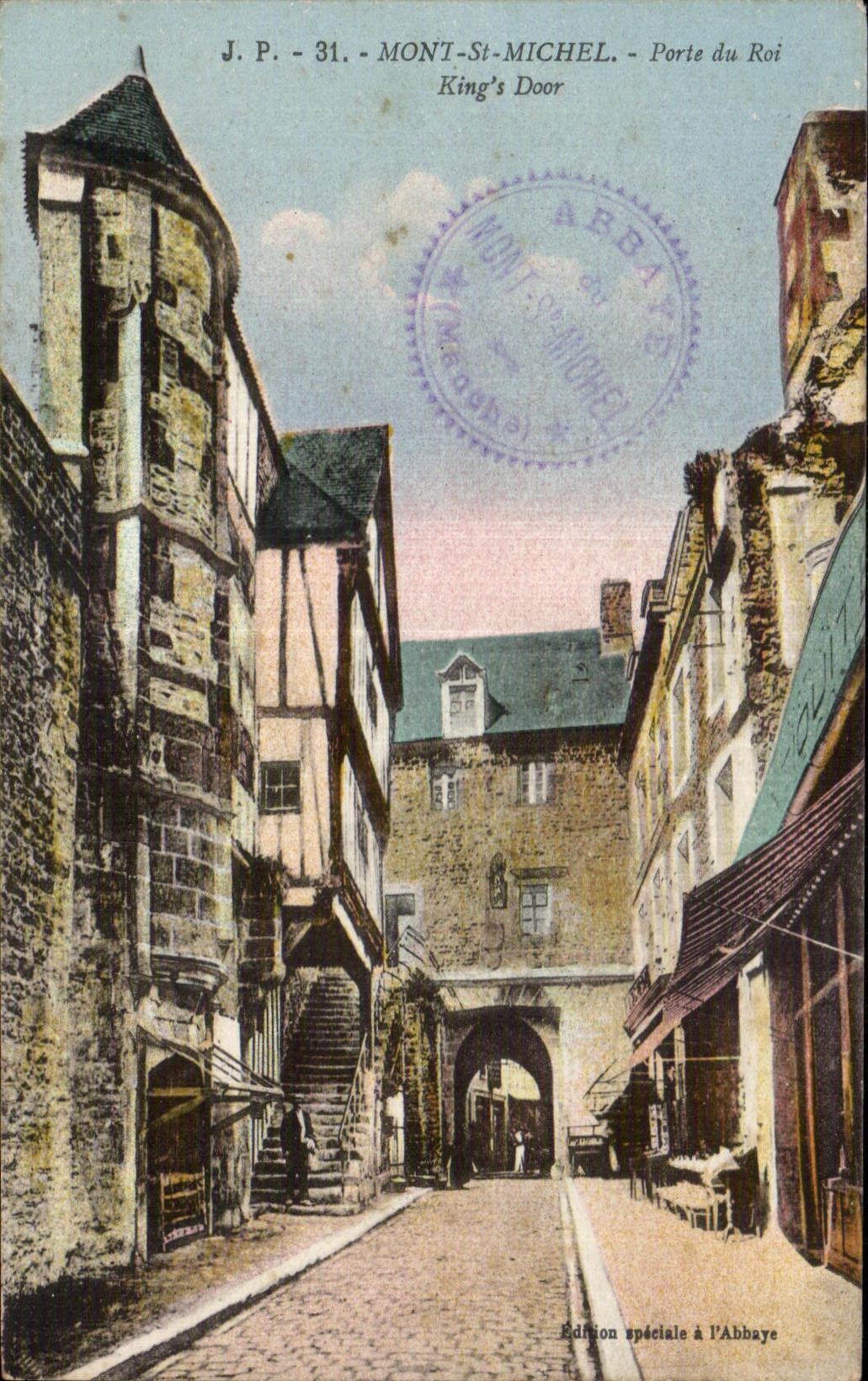CPA Mont Saint MichelPorte of the king